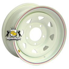 Off-Road Wheels 7x15/5x139,7 ET25 D98,5 ВАЗ Нива Белый (треуг. мелкий)