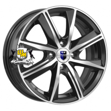 K&K 6x15/4x100 ET40 D67,1 Арнар (КС890) Алмаз черный SK