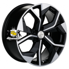 Khomen Wheels 8,5x20/5x112 ET33 D66,6 KHW2006 (Audi/VW) Black-FP Khomen Wheels 8,5x20/5x112 ET33 D66,6 KHW2006 (Audi/VW) Black-FP