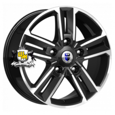 K&K 8x18/5x114,3 ET45 D67,1 Backfire (КС763M) Алмаз черный