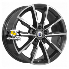 K&K 7,5x17/5x114,3 ET45 D67,1 Меренге (КС902) Алмаз черный