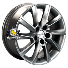 Khomen Wheels 6x15/5x100 ET40 D57,1 KHW1507 (Polo) Gray-FP Khomen Wheels 6x15/5x100 ET40 D57,1 KHW1507 (Polo) Gray-FP