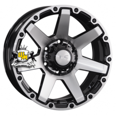 LS 8x17/6x139,7 ET20 D106,1 874 BKF (конус, Колпак+лого)