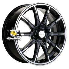 Khomen Wheels 6,5x17/4x100 ET41 D60,1 KHW1707 (XRay) Black-FP