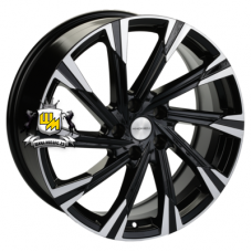 Khomen Wheels 7,5x19/5x114,3 ET39 D60,1 KHW1901 (NX/Rav4) Black-FP Khomen Wheels 7,5x19/5x114,3 ET39 D60,1 KHW1901 (NX/Rav4) Black-FP