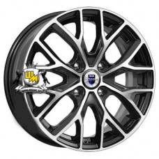 K&K 6x16/4x100 ET49 D54,1 Лилиом-оригинал (КС891) Алмаз черный