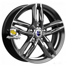 K&K 6x16/5x100 ET38 D57,1 Sayan (КС731) Дарк платинум
