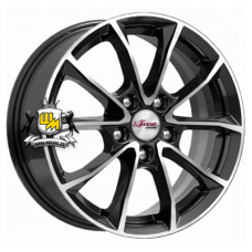 iFree 6,5x16/5x112 ET43 D57,1 Джет (КС914) Блэк Джек