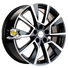 Khomen Wheels 7x18/5x114,3 ET50 D54,1 KHW1802 (Coolray) Black-FP