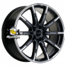 Khomen Wheels 9,5x21/5x112 ET30 D66,6 KHW2102 (GLS class) Black-FP