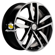 Khomen Wheels 6,5x16/5x100 ET39 D57,1 KHW1612 (Polo) Black-FP