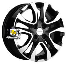 Khomen Wheels 6x15/4x100 ET46 D54,1 KHW1503 (Rio/Solaris) Black-FP