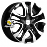 Khomen Wheels 6x15/4x100 ET46 D54,1 KHW1503 (Rio/Solaris) Black-FP