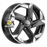 K&K 6x16/5x114,3 ET43 D67,1 КС979 Алмаз черный