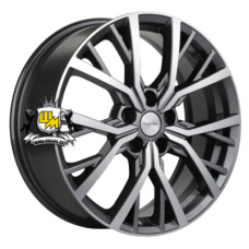 Khomen Wheels 7x18/5x114,3 ET45 D66,1 KHW1806 (Teana/X-trail/Juke) Gray-FP