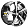 Khomen Wheels 7x17/5x114,3 ET37 D66,5 KHW1712 (Jolion) Black-FP