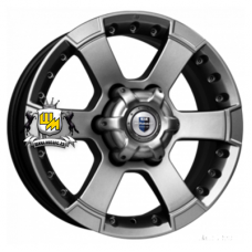 K&K 7x16/6x139,7 ET30 D106,1 M56 (КС593) Дарк платинум