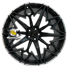 Khomen Wheels 10x22/5x112 ET30 D66,6 ZEUS 2202 (X5/X6/X7/Cullinan) Black matt MR