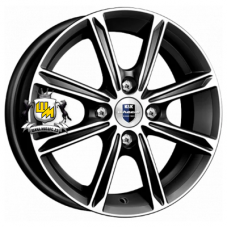 K&K 5x14/4x100 ET43 D60,1 Флэш-оригинал (КС698) Алмаз черный