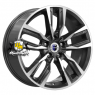 K&K 8x18/5x114,3 ET30 D67,1 Борэй (КС901) Алмаз черный