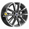 K&K 7,5x17/5x112 ET45 D57,1 Лацио (КС964) Алмаз черный