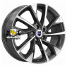 K&K 7x17/5x114,3 ET37 D66,6 Роквуд (КС900) Алмаз черный
