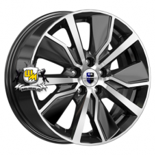 K&K 6,5x16/5x112 ET43 D57,1 Гамбит (КС961) Алмаз черный K&K 6,5x16/5x112 ET43 D57,1 Гамбит (КС961) Алмаз черный