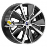 K&K 6,5x16/5x112 ET43 D57,1 Гамбит (КС961) Алмаз черный
