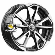 K&K 6x15/5x100 ET40 D57,1 КС1005 Алмаз черный