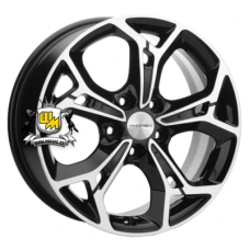 Khomen Wheels 7x17/5x114,3 ET37 D66,5 KHW1702 (Jolion) Black-FP