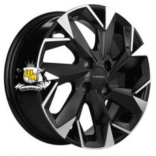 Khomen Wheels 5,5x14/4x100 ET43 D60,1 KHW1402 Black-FP