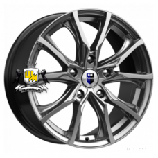 K&K 7,5x17/5x100 ET45 D56,1 Твист (КС697М) Дарк платинум