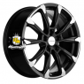 Khomen Wheels 7,5x18/5x108 ET47 D60,1 KHW1808 (Chery Tiggo 8/8 Pro) Black-FP