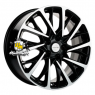 Khomen Wheels 7,5x18/5x108 ET45 D65,1 KHW1804 (DFM AX7/580/Evolute i-Pro) Black-FP