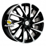 Khomen Wheels 7,5x18/5x108 ET46 D63,4 KHW1804 (Tugela/Jaguar F-Pace) Black-FP