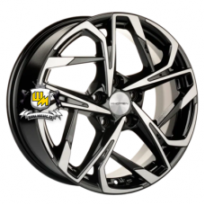 Khomen Wheels 7x17/5x108 ET40 D54,1 KHW1716 (Jac/Москвич 3) Black-FP