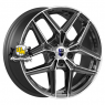 K&K 7x17/5x114,3 ET50 D67,1 Юнион (КС1025) Алмаз черный