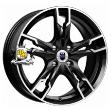 K&K 7x17/5x108 ET43 D67,1 Солар (КС875) Алмаз черный K&K 7x17/5x108 ET43 D67,1 Солар (КС875) Алмаз черный