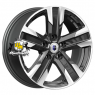 K&K 7x16/5x114,3 ET45 D67,1 Висмут (КС1009) Алмаз черный