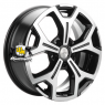 Khomen Wheels 6,5x17/5x108 ET33 D60,1 KHW1710 (Chery Tiggo/Tiggo 7 Pro) Black-FP (сфера)