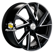 Khomen Wheels 7x17/5x108 ET40 D54,1 KHW1714 (Jac/Москвич 3) Black-FP
