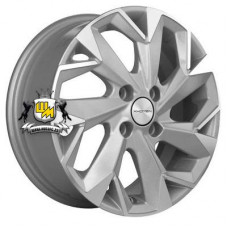 Khomen Wheels 5,5x14/4x100 ET43 D60,1 KHW1402 (Toyota Corolla) F-Silver-FP