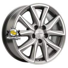 Khomen Wheels 7x17/5x108 ET40 D54,1 KHW1706 (Jac/Москвич 3) Gray-FP