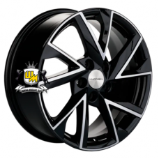 Khomen Wheels 7x17/5x110 ET40 D67,1 KHW1714 (Evolute i-Joy) Black-FP