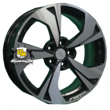 Khomen Wheels 7x17/5x108 ET40 D54,1 KHW1724 (Jac/Москвич 3) Black-FP