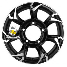 Khomen Wheels 5,5x15/5x139,7 ET5 D98,5 KHW1505 (Lada NIVA 4x4) Black-FP