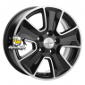 Khomen Wheels 6,5x16/5x114,3 ET45 D54,1 KHW1601 (Geely Atlas Pro) Black-FP