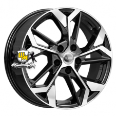 K&K 6,5x17/5x114,3 ET50 D54,1 КС1062 Алмаз черный