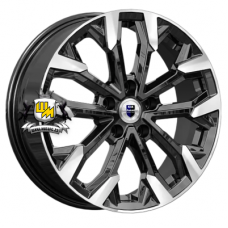 K&K 6,5x17/5x108 ET33 D60,1 Морейн (КС1046) Алмаз черный