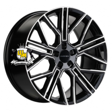 Khomen Wheels 9,5x21/5x114,3 ET40 D64,1 KHW2101 (Tesla) Black-FP